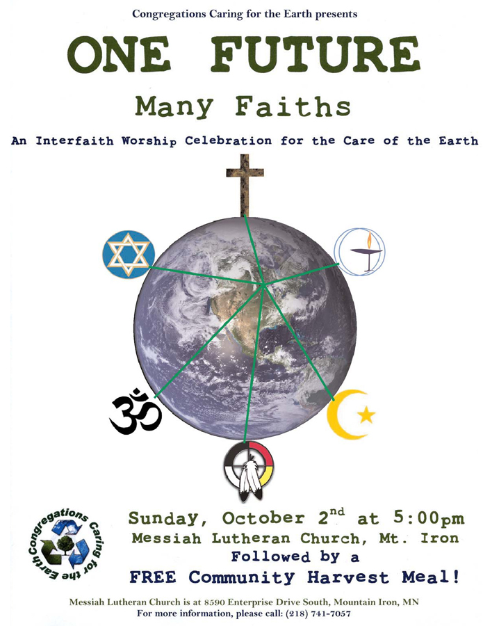 One Future - Many Faiths poster